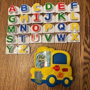 LEAP FROG Fridge PHONICS BUS Magnetic 26 Letters Sounds  Songs TESTED LEAPFROG